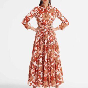 La Double J Bellini Dress in Reef white in Voile Cotton